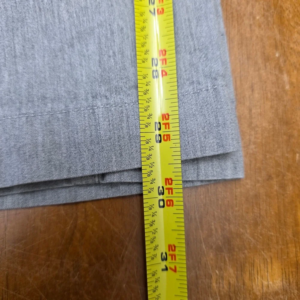 Banana Republic Kentfield Pant Mens 33x32 Gray Cotton Chino Slim Business Casual